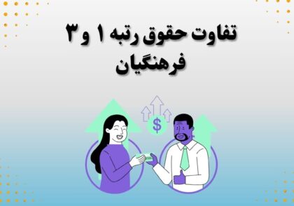 تفاوت حقوق رتبه ۱ و ۳ فرهنگیان