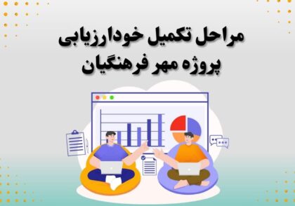 مراحل تکمیل خودارزیابی پروژه مهر فرهنگیان