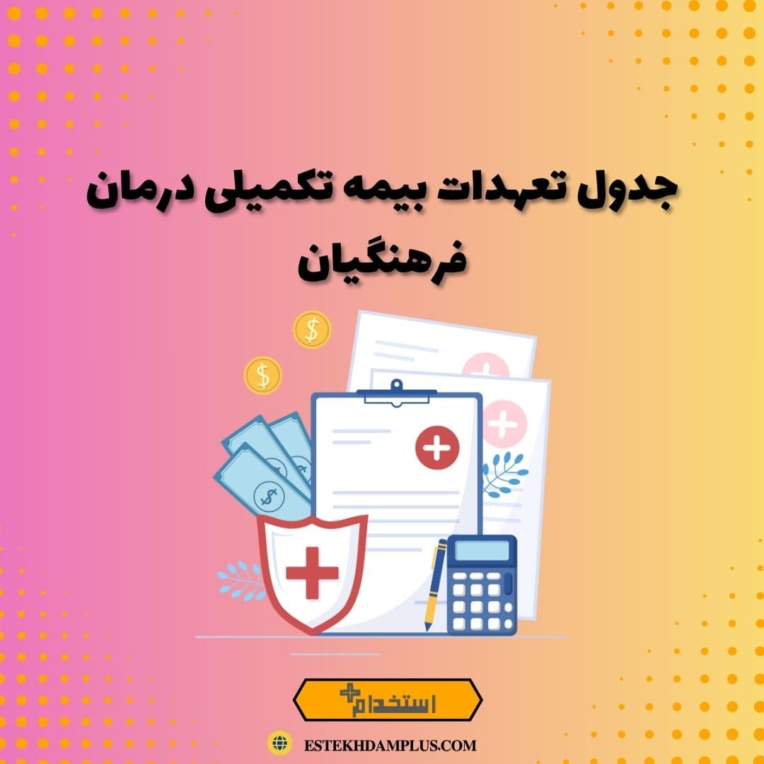 جدول تعهدات بیمه تکمیلی درمان فرهنگیان