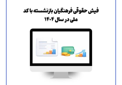 فیش حقوقی فرهنگیان بازنشسته با کد ملی در سال ۱۴۰۴